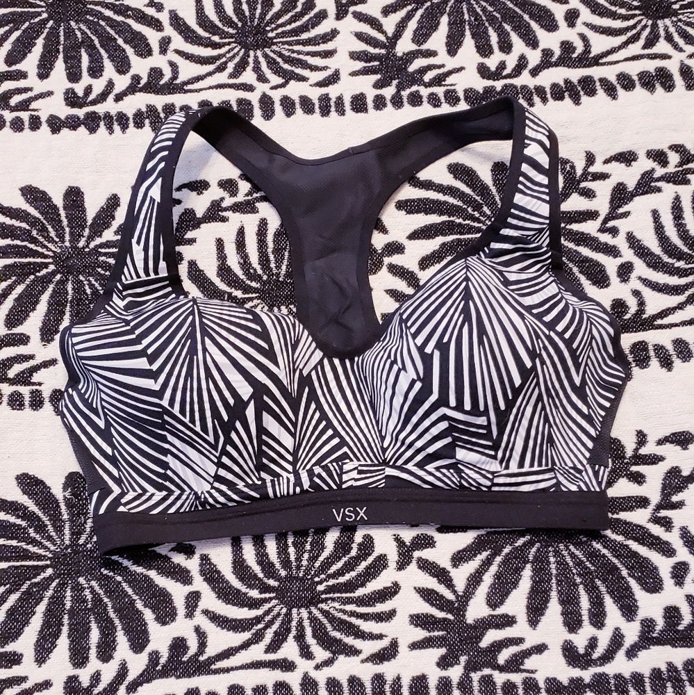 Victoria's Secret Black and White Sports Bra
